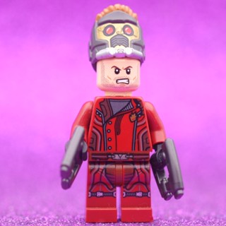 LEGO Star Lord Red Suit *used ( สินค้ามือสอง ) HERO MARVEL - LEGO เลโก้ มินิฟิกเกอร์ ตัวต่อ ของเล่น