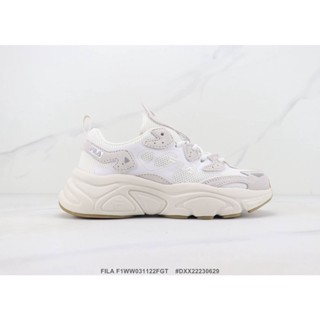 Fila F1WW ของแท้031122Fgt Fiele รองเท้าผ้าใบลําลอง เหมาะกับการวิ่ง เล่นกีฬา สไตล์เรโทร