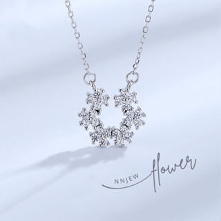 สร้อยคอ Cherry Blossom Pendant Necklace เครื่องประดับ minimal