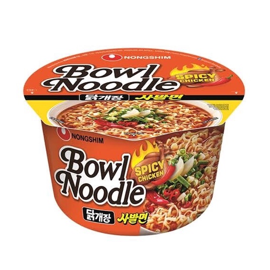 มาม่าเกาหลี รสไก่เผ็ด nongshim bowl noddle spicy chicken 100g