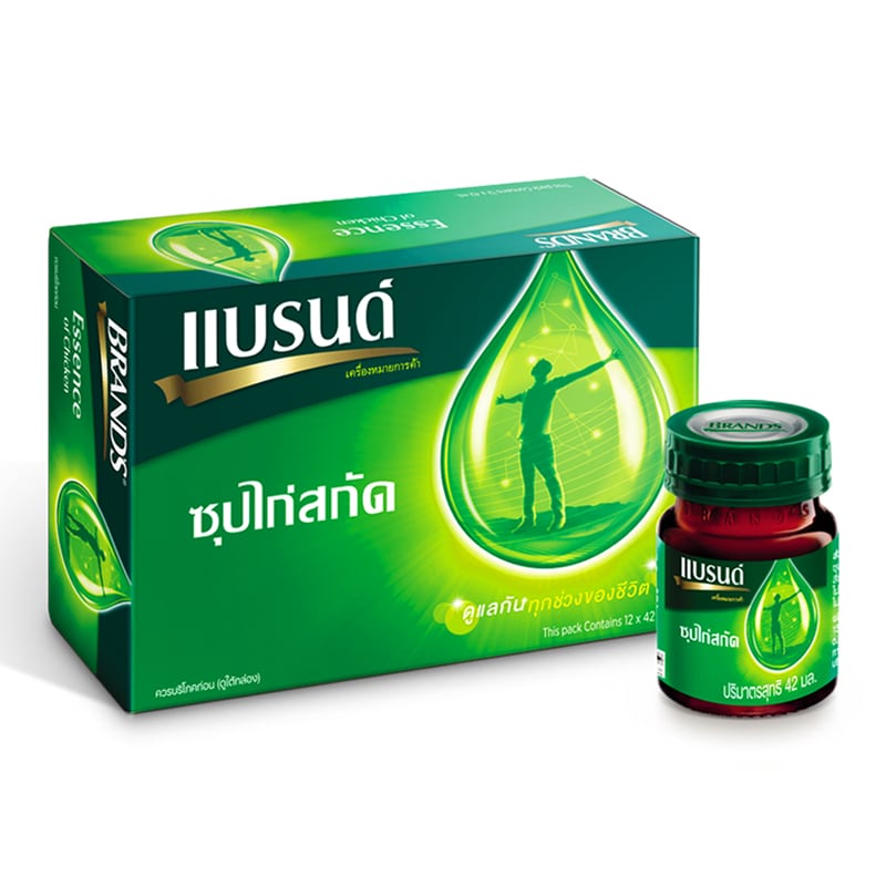Energy & Isotonic Drinks 429 บาท แบรนด์ซุปไก่สกัดสูตรต้นตำรับ 42มล. แพค 12[8852001110019] Food & Beverages