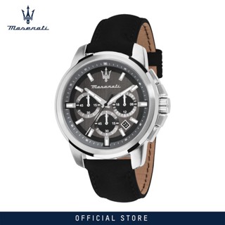 [2 Years Warranty] Maserati Successo 44mm Grey Dial Mens Chronograph Quartz Watch R8871621006