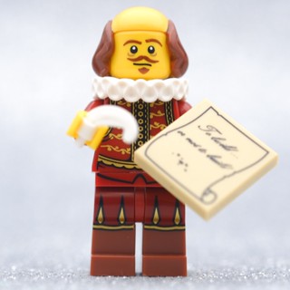 LEGO William Shakespeare Series The LEGO Movie - MINIFIGURE SERIES LEGO เลโก้ มินิฟิกเกอร์ ตัวต่อ ของเล่น