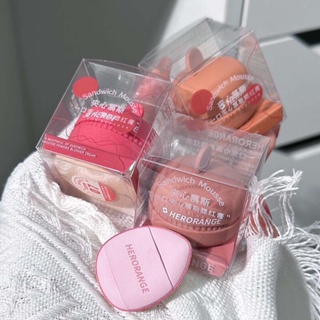 HR531 Herorange Sandwich Mousse Blusher Cream บลัชออน เนื้อมูส เนื้อครีม เนื้อแมตต์ ติดทนนาน