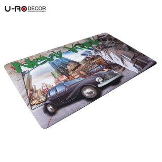 U-RO DECOR พรมอเนกประสงค์ รุ่น NEW YORK CAR (นิวยอร์ค คาร์) ขนาด 43x73.5 cm.