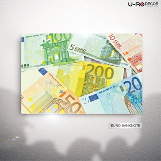 U-RO DECOR ภาพพิมพ์ รุ่น EURO BANKNOTE ขนาด 50x70 ซม. ภาพแขวนผนัง