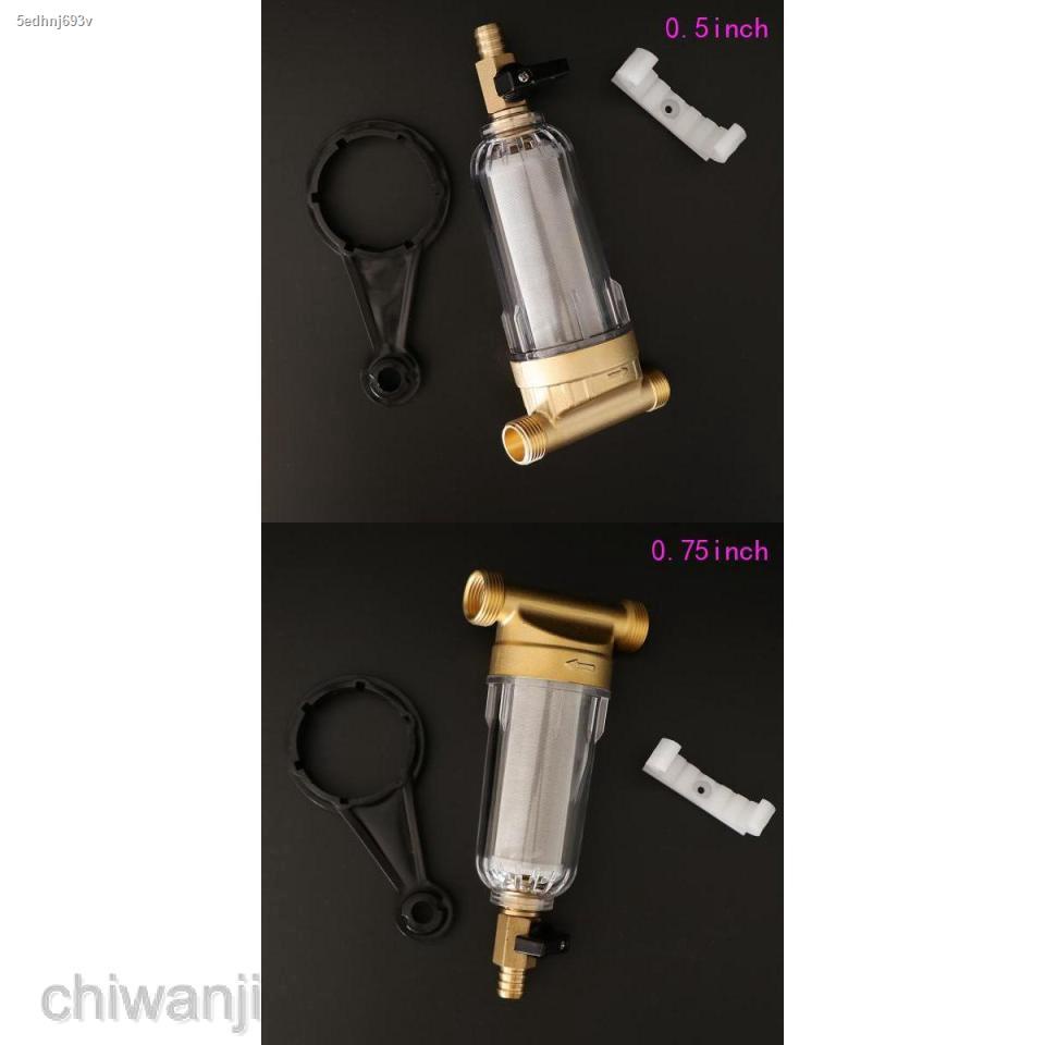 [ChiwanjifcMY❤] Reusable Whole House Spin Down Pre-Filter to Remove Sediment, Rust, Sand