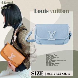 หลุยส์วิตตอง กระเป๋า Louis Vuitton BUCI กระเป๋า LV กระเป๋า Messenger ผู้หญิง กระเป๋าสะพายไหล่