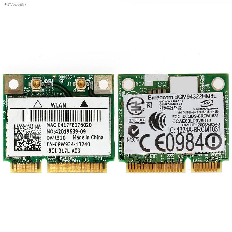 Mini PCI-E BCM94322HM8L DW1510 Dual Band 300M Wireless Card For DELL E4200 E5500