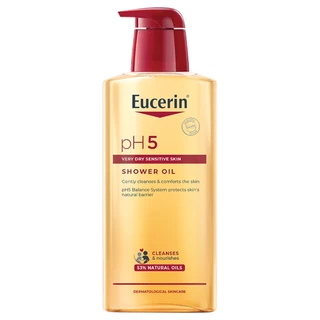 EUCERIN - pH5 Very Dry Sensitive Skin Shower Oil (400 ml.) ผลิตภัณฑ์อาบน้ำผสมน้ำมัน