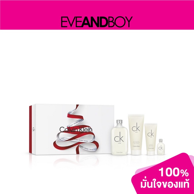 CALVIN KLEIN - CK One EDT 200ml + BL 200ml + BW 100ml + MINI 15ml (4pcs.)เซ็ตน้ำหอม[สินค้าแท้100%]