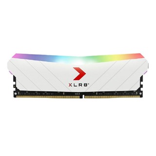 คอมพิวเตอร์ ;;; 8GB (8GBx1) DDR4 3200MHz RAM (หน่วยความจำ) PNY XLR8 GAMING EPIC-X RGB (WHITE) (MD8GD4320016XRGBW)