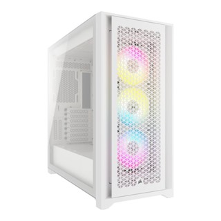 อุปกรณ์คอมพิวเตอร์ +++ CASE (เคส) CORSAIR ICUE 5000D RGB AIRFLOW (WHITE) (ATX)