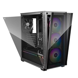 อุปกรณ์คอมพิวเตอร์  CASE (เคส) DEEPCOOL MATREXX 70 ADD-RGB 3F (BLACK) (E-ATX)