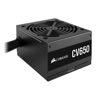 อุปกรณ์คอมพิวเตอร์ -- POWER SUPPLY (อุปกรณ์จ่ายไฟ) CORSAIR CV650 - 650W 80 PLUS BRONZE (CP-9020236-NA) (BLACK) (ATX)