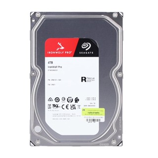 อุปกรณ์จัดเก็บข้อมูล \ 4 TB 3.5" HDD (ฮาร์ดดิสก์ 3.5") SEAGATE IRONWOLF PRO - 7200RPM SATA3 (ST4000NE001)