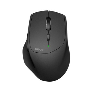 คีย์บอร์ด และเมาส์ - WIRELESS MOUSE (เมาส์ไร้สาย) RAPOO MT550 BLACK