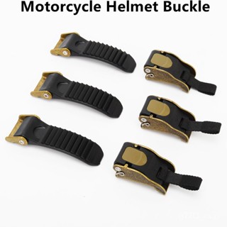 Bronze Motorcycle Helmet Buckle Lock Universal Retro Capacete Clip Chin Strap Quick Release Buckle Motorcycle Helmet Acc