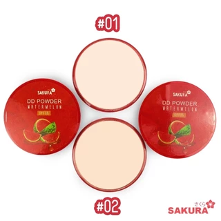 แป้งดีดีแตงโม SPF35 [Sakura DD Powder Watermelon] แป้งพัฟ แป้งอัดแข็ง No.1795