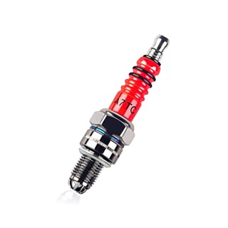 Motorcycle Spark Plug Iridium Spark Candles High Performance 3-Electrode A7TC Motorcycle Ignition Accessories For 50CC-1