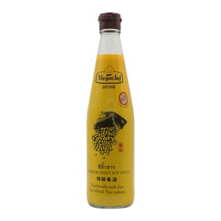 เมกาเชฟซีอิ้วขาวสูตรพรี่เมี่ยม 500มล.  /  Megachef Premium Light Soy Sauce 500ml.