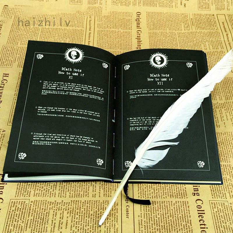❤❤❤ღღHaizhilv beautiful live Death Note Planner Anime Diary Cartoon Book Ryuk Cosplay Large Dead Not