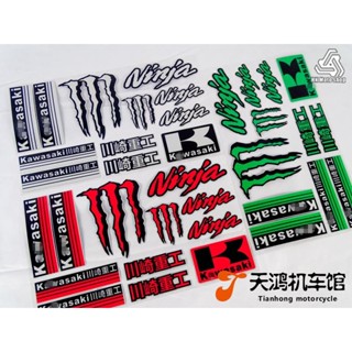 ใหม่ สติกเกอร์ NINJA สําหรับติดรถจักรยานยนต์250400Z4006508009001000 สติกเกอร์สะท้อนแสง สําหรับติดตกแต่งร่างกาย