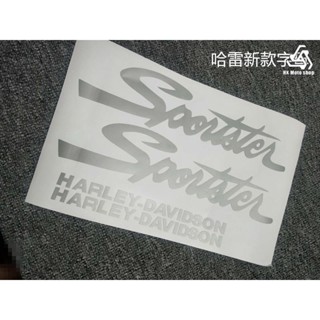 ใหม่ สติกเกอร์ ลายตัวอักษร Harley decals XL883N/R XL1200N sportsman 48 สําหรับติดตกแต่งรถมอเตอร์ไซค์