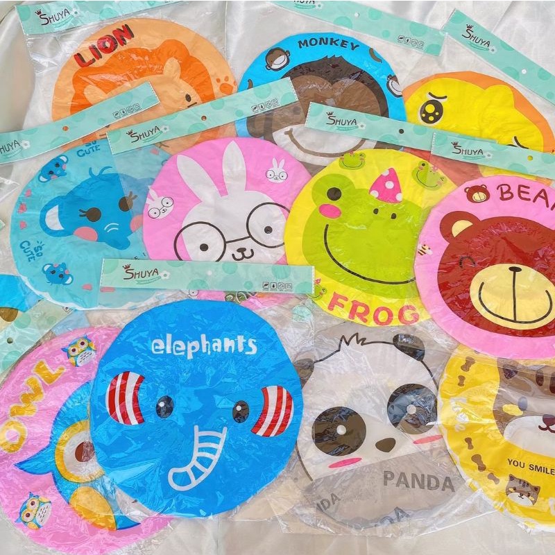 W...หมวกคลุมอาบน้ำ 12 ชิ้น (ราคาส่ง)