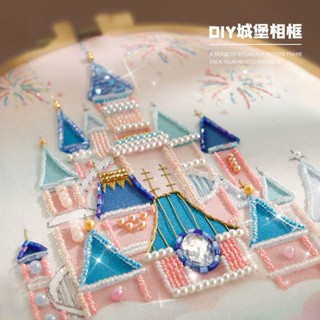 กรอบรูป แฮนด์เมด diy สําหรับผู้เริ่มต้นเย็บผ้า