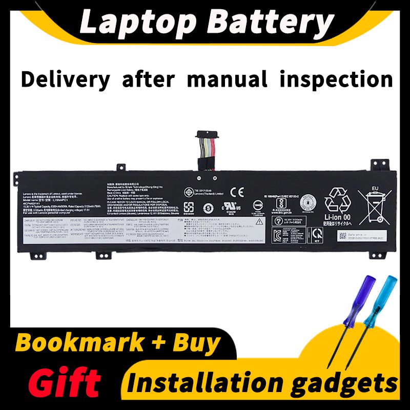 For Lenovo Saver Y7000P R7000P 2020H L19C4PC1 L19M4PC1 L19C4PC0 L19M4PC2 15.36V 80wh/5350mAh Laptop 