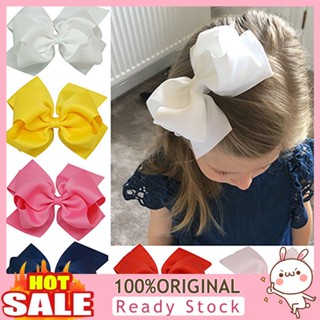 [B_398] 1Pc Girls Large Double Hairbow Hair Bow Grosgrain Ribbon Clip Hairpin