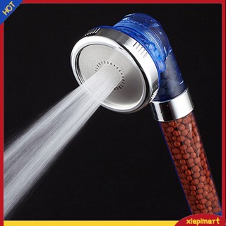 &lt;xiapimart&gt; Bath Shower Head Super High Pressure Boosting Water Saving Filter Balls Beads