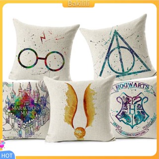 (Bakilili) ปลอกหมอนพิมพ์ลาย Harry Potter สําหรับตกแต่งโซฟาคาเฟ่