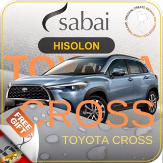 SABAI ผ้าคลุมรถยนต์ TOYOTA CROSS 2020 Gen 1 เนื้อผ้า HISORON แข็งแกร่ง ทนทาน นานจนลืมเปลี่ยน #ผ้าคลุมสบาย ผ้าคลุมรถ sabai cover ผ้าคลุมรถกะบะ ผ้าคลุมรถกระบะ