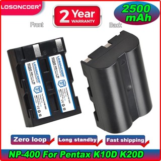 NP400 2500MAh A2 D-LI50แบตเตอรี่ DLI50สำหรับ Pentax K10D,Konica Minolta DiMAGE NP-400,,5D Dynax,7D,5D Maxxum,แบตเตอรี่