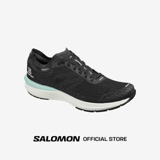 SALOMON SONIC 3 ACCELERATE M SHOES สี BLACK/WHITE/QUIET SHADE รองเท้าวิ่งถนน