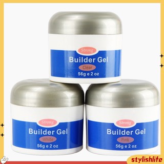 {stylishlife} เจลต่อเล็บถาวรแบบใส UV Builder Gel 56กรัม