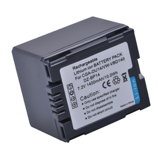 แบตเตอรี่ทดแทน1400MAh สำหรับ Panasonic CGA-DU12 CGA-DU14 CGA-DU14A/1B CGA-DU21/1B,NV-GS10 Panasonic PV-GS50S GS65