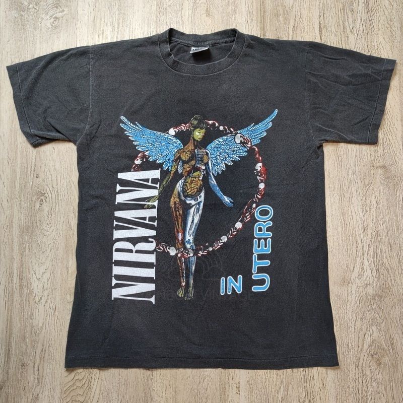 NIRVANA IN UTERO ปีกนางฟ้า เสื้อวง เสื้อทัวร์