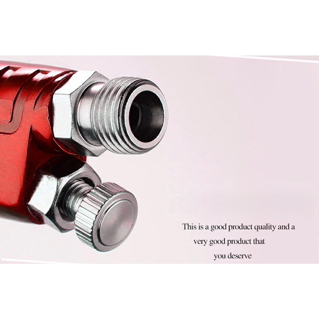 ปืนพ่นสีขนาดเล็ก HVLP เครื่องพ่นสีแรงโน้มถ่วงฟีดสีสเปรย์ปืน  หัวฉีด 0.8 /1.0 มม  ถ้วย 120 มล - รูปที่ 5