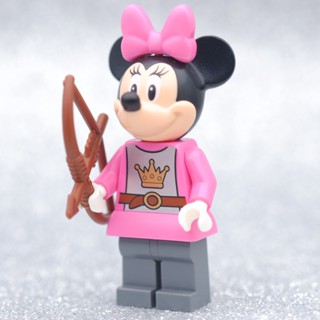 LEGO Minnie Mouse Knight Pink DISNEY  - LEGO เลโก้ มินิฟิกเกอร์ ตัวต่อ ของเล่น