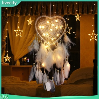 {livecity} เครื่องรางจับฝันประดับขนนก led