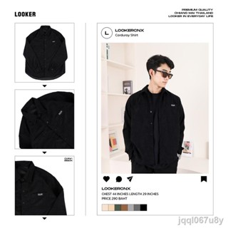 ☢✱LOOKER  - เสื้อเชิ้ตผ้าลูกฟูกแขนยาว