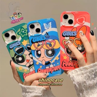 [ส่งจากไต้หวัน] เคสโทรศัพท์มือถือ ลาย The Powerpuff Girls สําหรับ iPhone14 13 12 11 Pro Max