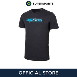 SKECHERS SP123M033 เสื้อออกกำลังกายผู้ชาย เสื้อกีฬา