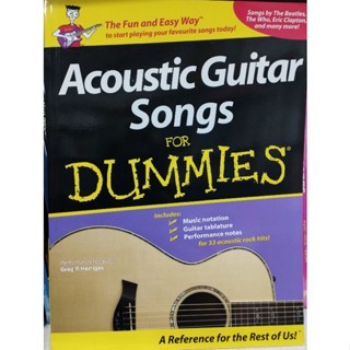 ACOUSTIC GUITAR SONGS FOR DUMMIES/9781846095856