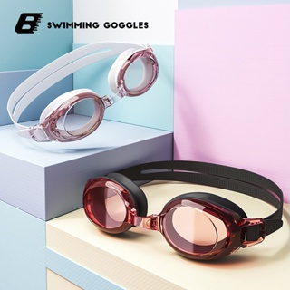 B.t.h แว่นตาว่ายน้ำผู้ใหญ่ HD กันน้ำและป้องกันหมอก Swimming Goggles