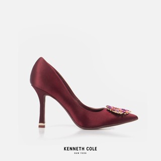 KENNETH COLE รองเท้าส้นสูงผู้หญิง รุ่น ROMI STARBURST สีแดงไวน์ ( HEL - KL22ROS01-644 )