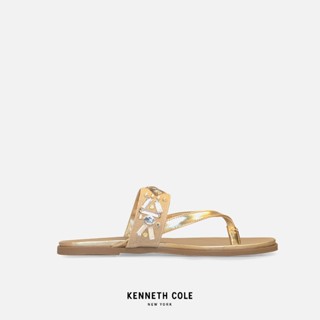 KENNETH COLE รองเท้าแตะผู้หญิง รุ่น WINNI สีทอง ( SAN - RL23WIN02-710 )